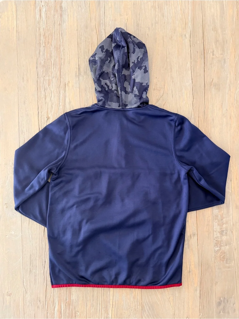 Under Armour Kids Hoodie 1/4-Zip Pullover Navy/D. Magenta Size-YXL EUC